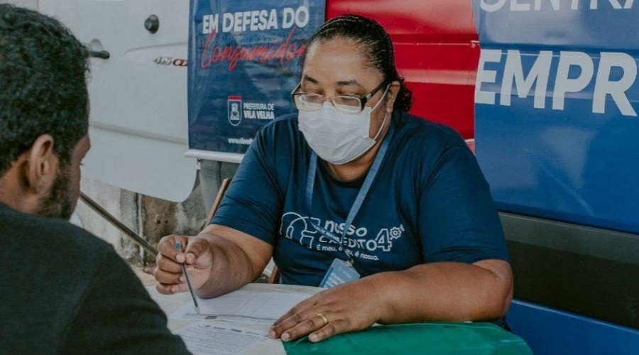 Moradores de Vila Velha contam com serviços gratuitos oferecidos pela Caravana do Desenvolvimento