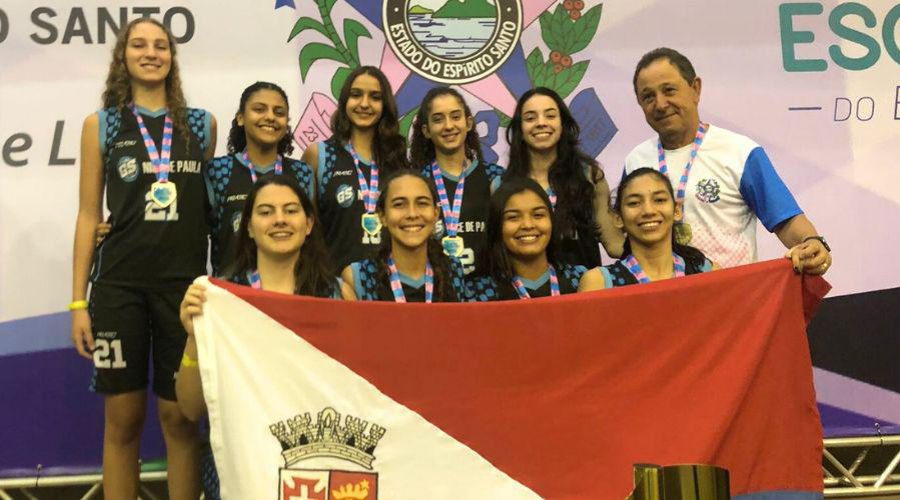 Seleção juvenil de basquete feminino de Vila Velha se classifica para os JEB’s