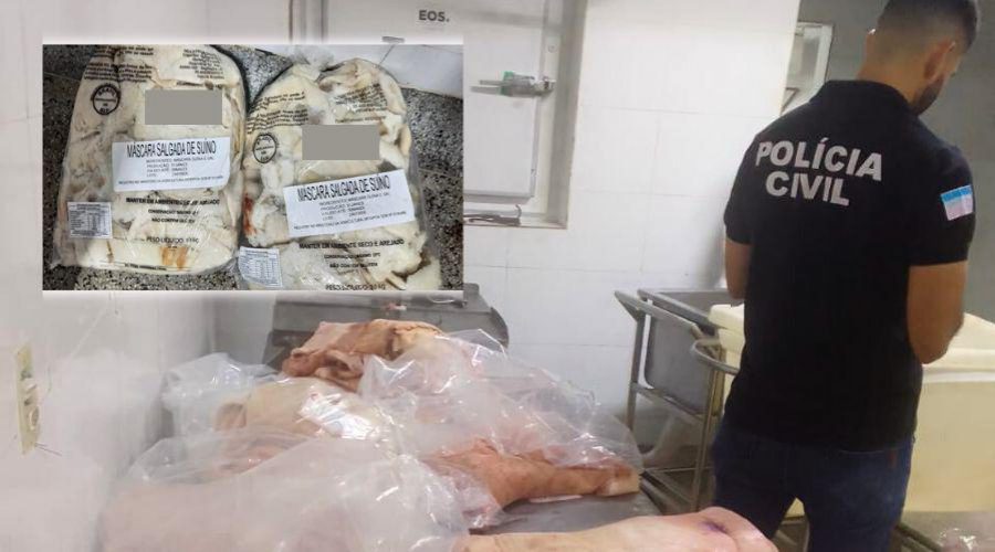 PMVV, Polícia Civil e Idaf interditam distribuidora clandestina de carne