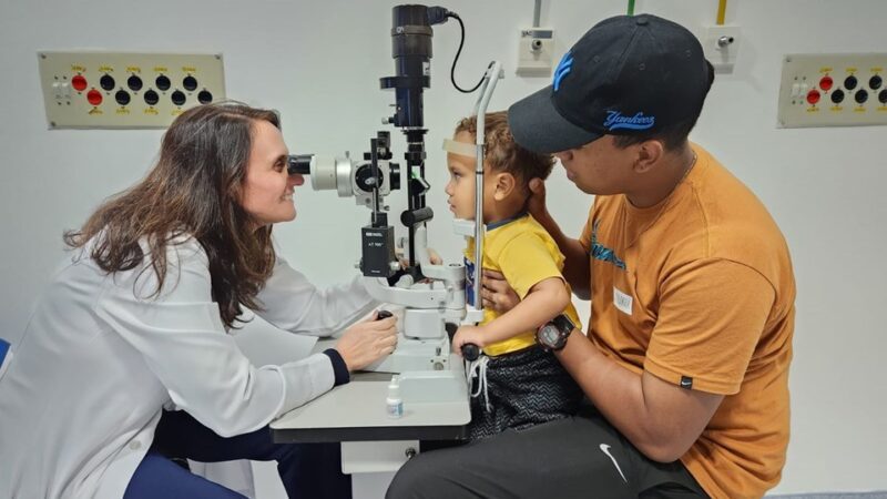 Primeiro Centro Oftalmológico Pediátrico do Estado inicia suas atividades no Hospital Estadual Infantil e Maternidade Alzir Bernardino Alves (Himaba)