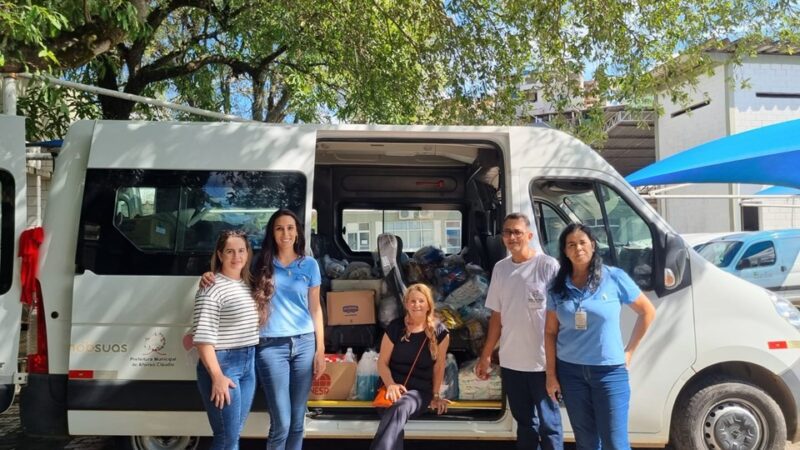 Ato de solidariedade: IPEM doa alimentos e produtos de limpeza a instituição beneficente em Afonso Cláudio.