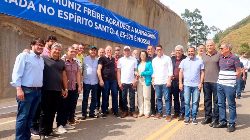 Infraestrutura avançando: Governo do Estado inaugura pavimentação da Rodovia Castelo x Muniz Freire.