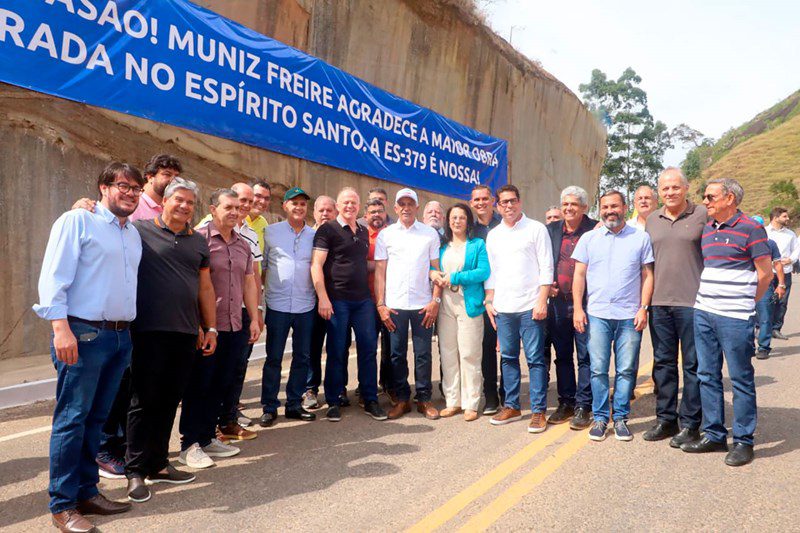 Infraestrutura avançando: Governo do Estado inaugura pavimentação da Rodovia Castelo x Muniz Freire.