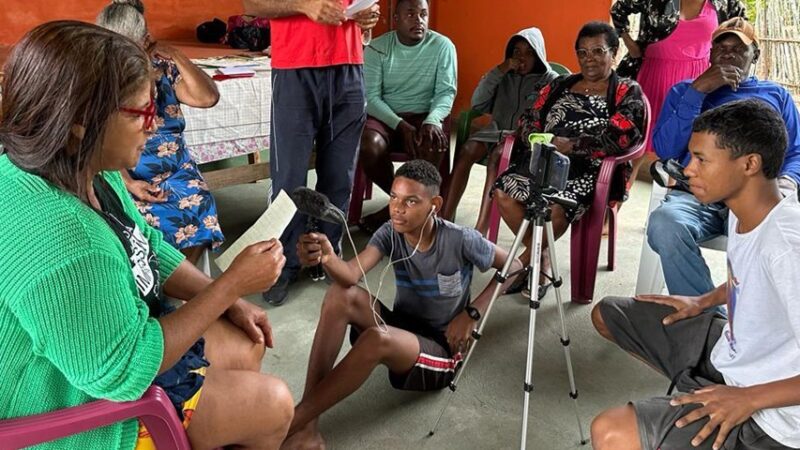 Funcultura: Cinema de Griô leva oficinas audiovisuais para comunidades quilombolas do norte capixaba