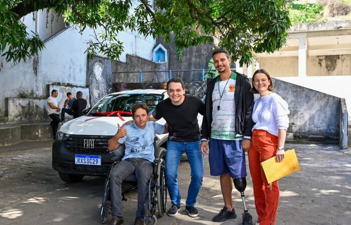 Instituto Luiz Braille recebe carro zero km para coleta de doações