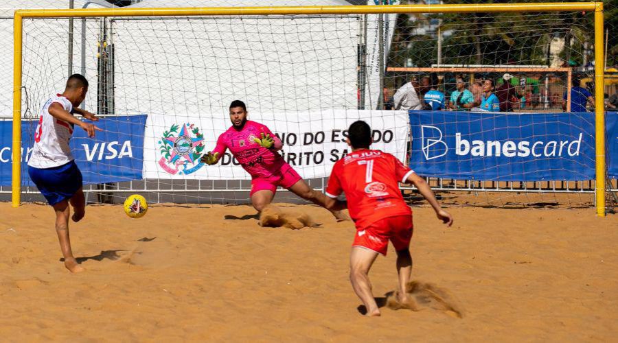 Time masculino de Vila Velha avança para a Final do Campeonato de Beach Soccer”