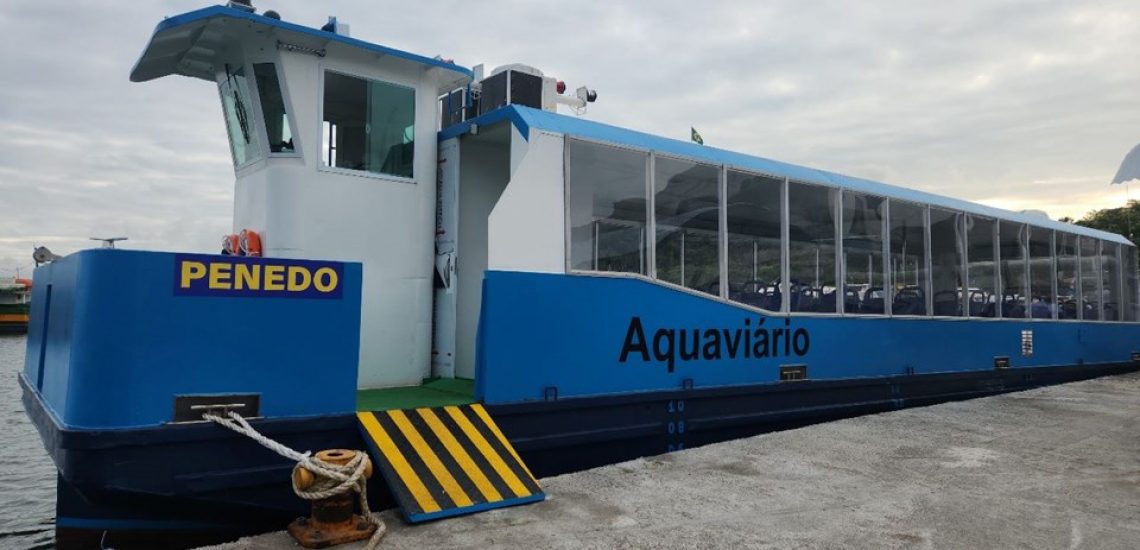Ato de inauguração do Aquaviário, no domingo (20), ocorrerá em Cariacica, Vitória e Vila Velha