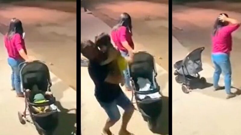Prepare-se para sorrir: Vídeo incrível captura o inesperado incidente da mãe no celular.