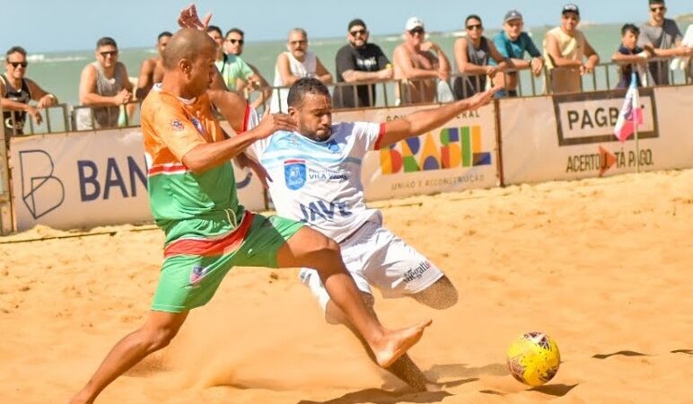 Seleção masculina de Vila Velha conquista a vitória na final do campeonato estadual de beach soccer