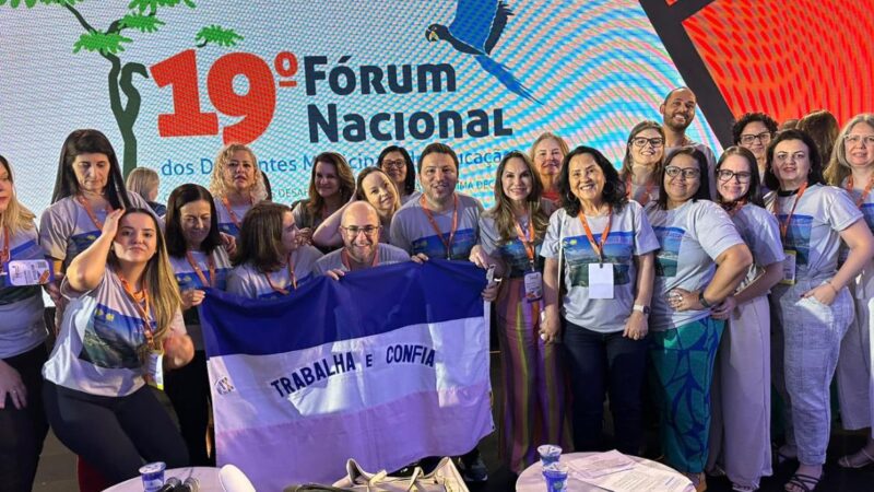 Aracruz participa do 19º Fórum Nacional dos Dirigentes Municipais de Educação