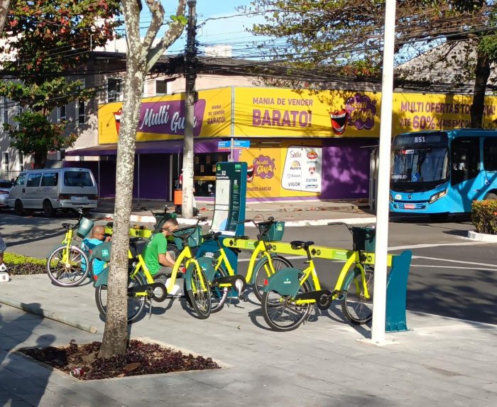 Mobilidade urbana: Jardim Camburi ganha estação do Bike Vitória.
