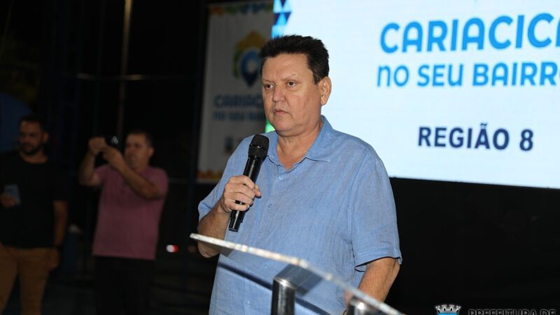 Prefeito Euclério Sampaio anuncia pacote de obras para a Região 8 em Cariacica