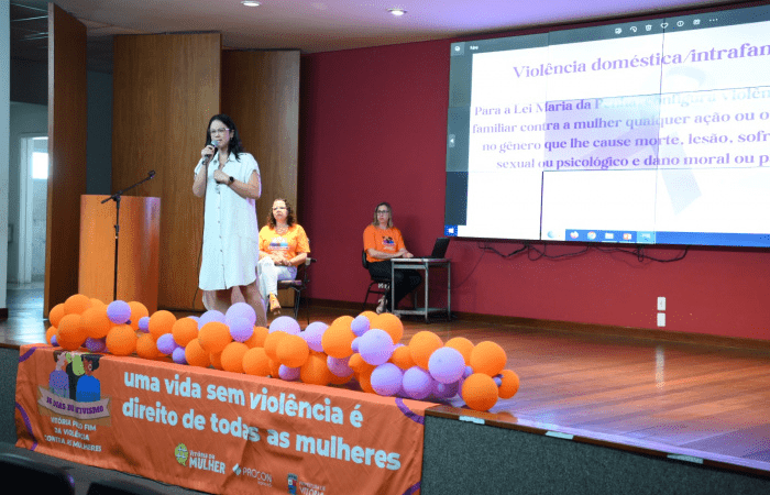 Comprometidos com a Causa: Agentes de Saúde Participam de Seminário pelo Fim da Violência contra Mulheres