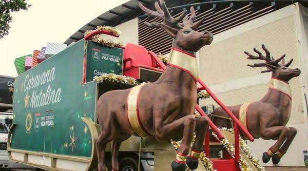 Rastro de Alegria: Papai Noel percorre Vila Velha em Caravana Natalina por 26 Comunidades