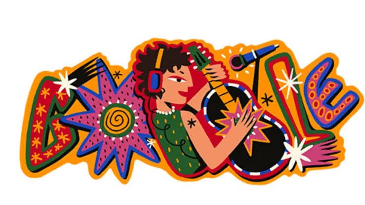 Talentos Capixabas em Destaque: Arte de Designer sobre Cássia Eller na Capa do Google Brasil