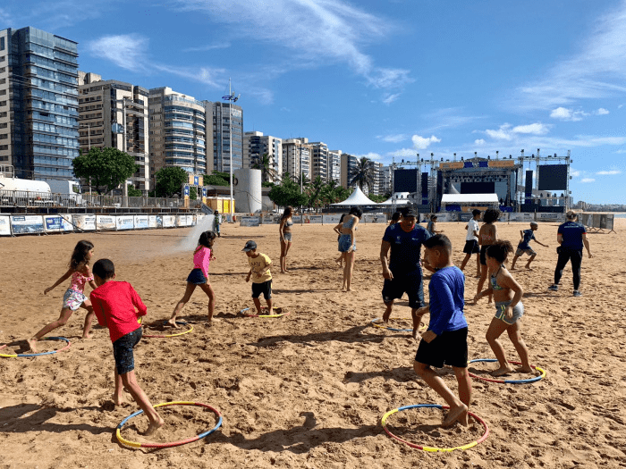 Atividade em Movimento: Semana na Arena Verão 2024 Começa com Exercícios para Crianças