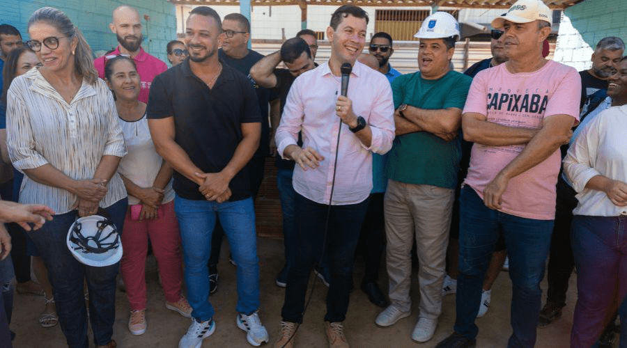Unidade de Saúde em Desenvolvimento: Comunidade de Rio Marinho Visita o Local das Obras