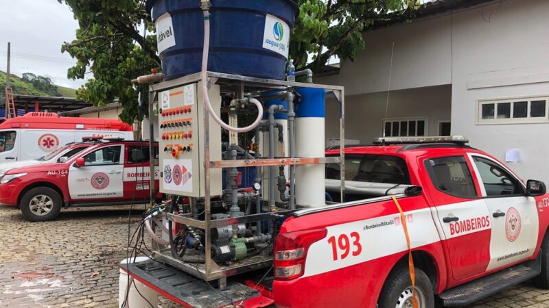 Solidariedade em ação: ES envia estações móveis de tratamento de água ao Rio Grande do Sul para auxiliar vítimas da chuva