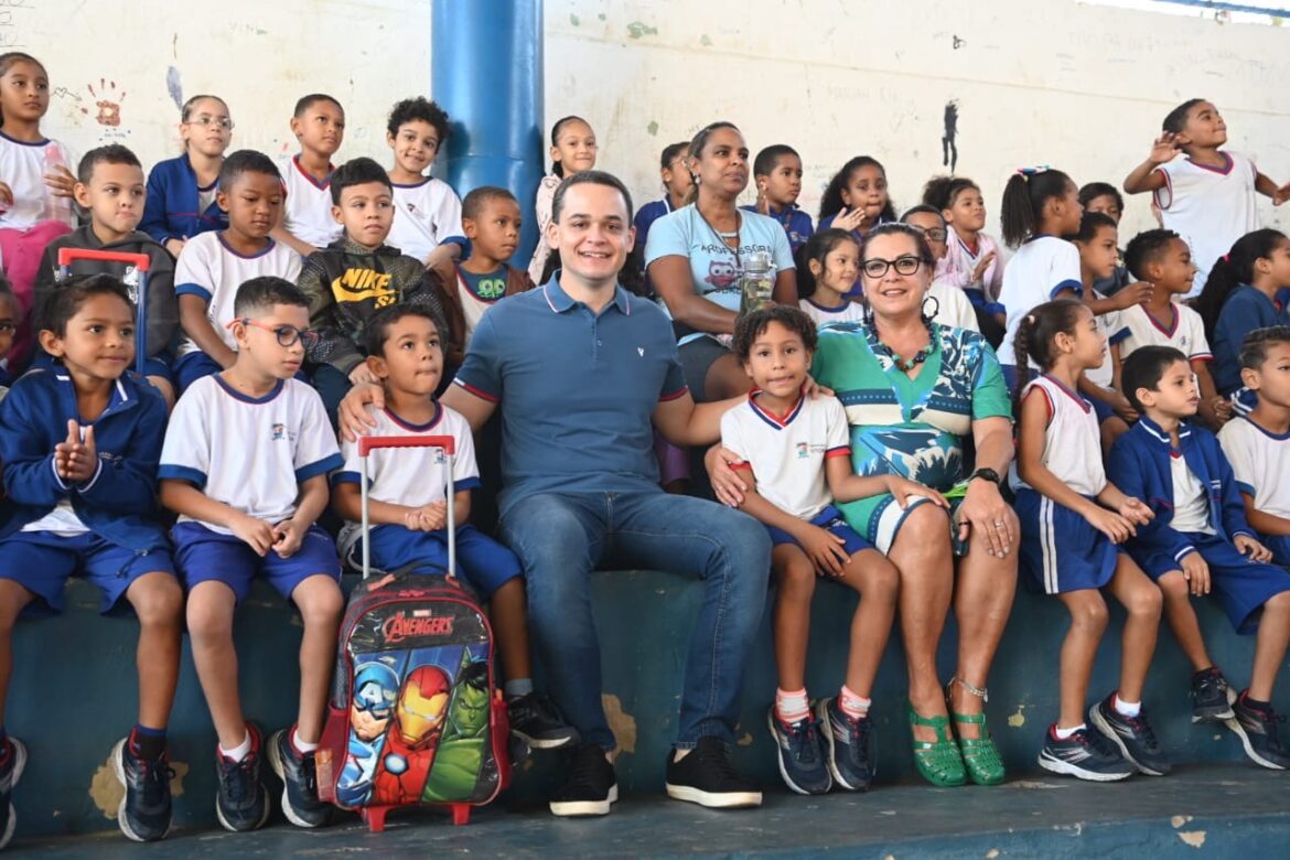 Pazolini inicia reconstrução de Escola em Nova Palestina, na Grande São Pedro