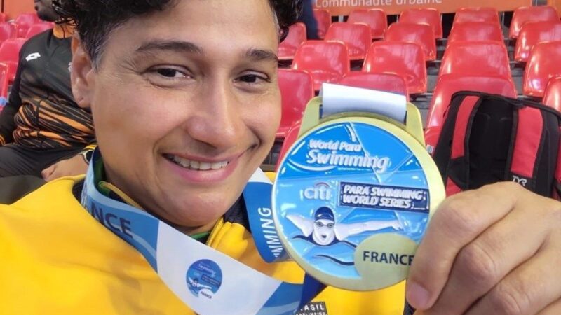 Paratleta capixaba ganha prata no World Series de natação na França