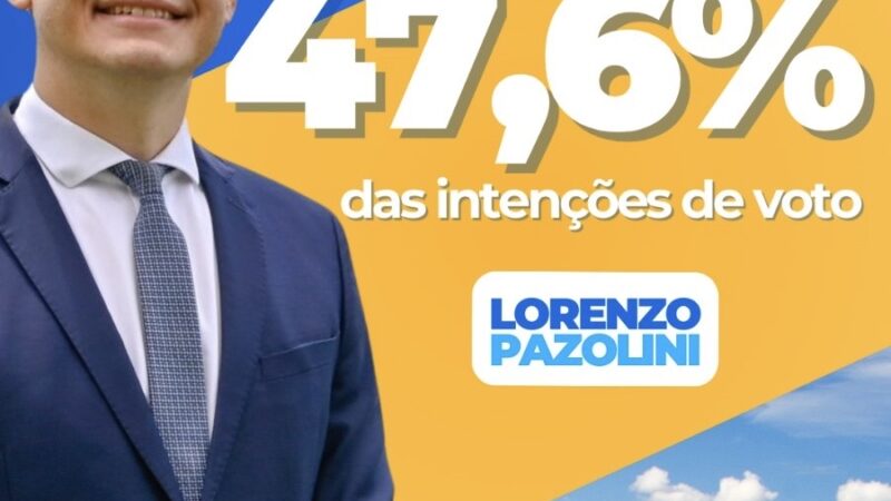 Pesquisa aponta Pazolini como vencedor no 1º turno