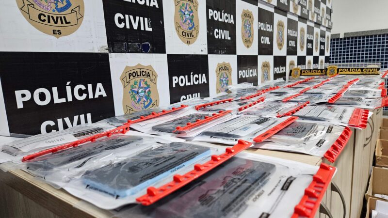 Polícia recupera mais de 200 celulares roubados ou furtados no ES