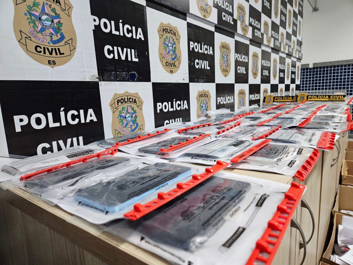 Polícia recupera mais de 200 celulares roubados ou furtados no ES