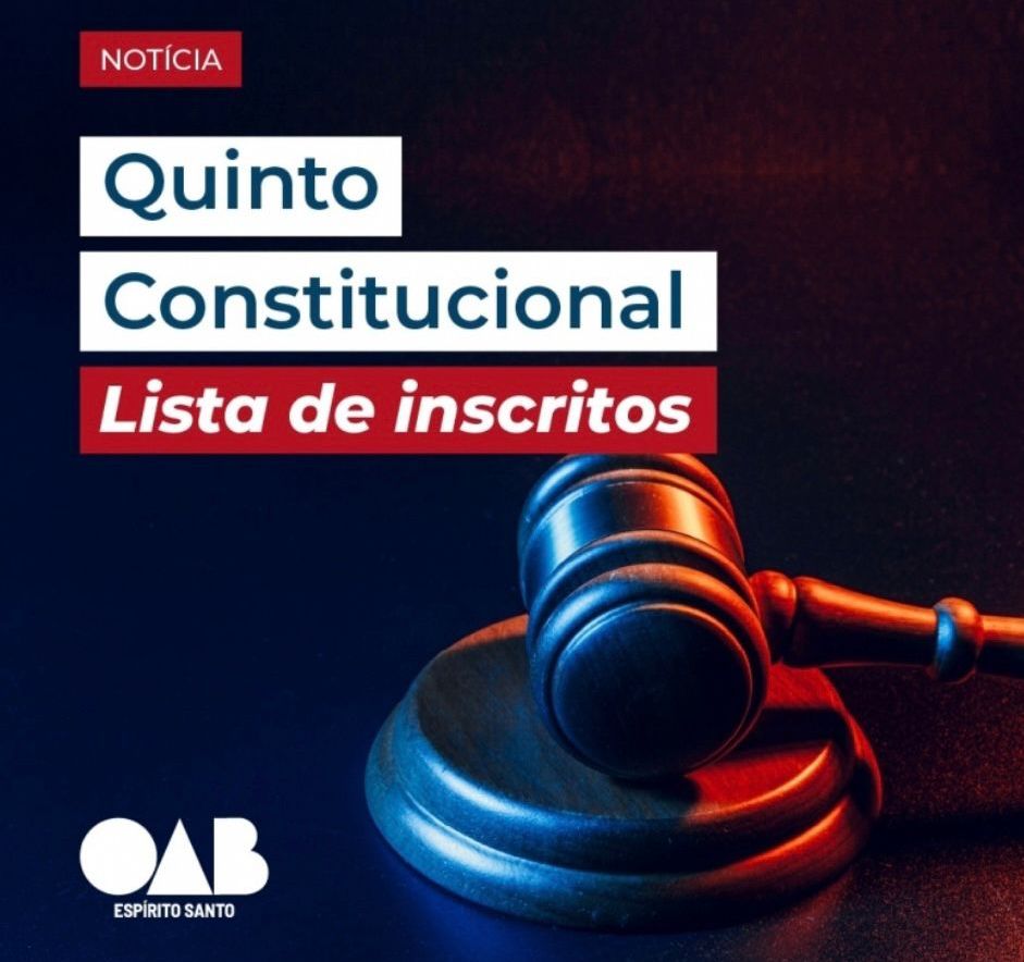 OAB-ES Publica Lista de Inscritos para Disputa do Quinto Constitucional