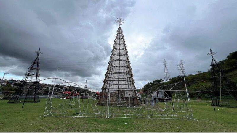 Em Cariacica, o Natal traz atrações como uma árvore de 23 metros, a Casa do Papai Noel e uma roda-gigante