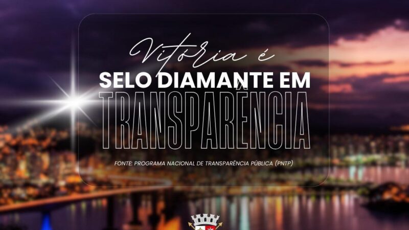 Mais um marco para nossa cidade: conquistamos o Selo Diamante!