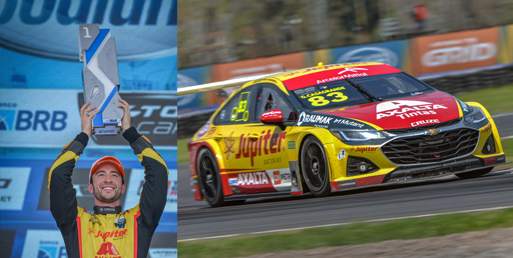 Gabriel Casagrande segue acelerando com o apoio da ArcelorMittal na Stock Car Pro Series