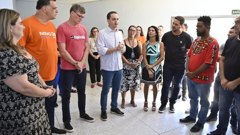 Pazolini visita e acompanha o avanço das obras do novo Cras de Jucutuquara