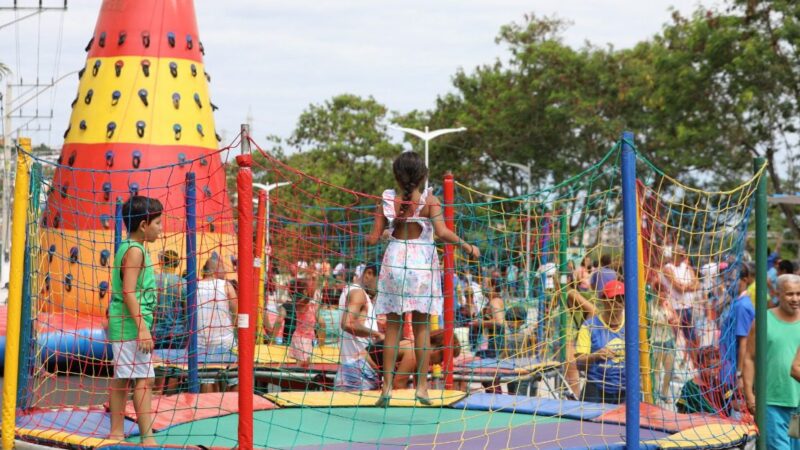 Domingo na Nova Orla: Brinquedos, picolé, pipoca e algodão-doce gratuitos para toda a família